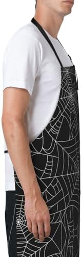 Apron Strong people waterproof work apron for kitchen cooking BBQ party perfect holiday gift with 2 Pockets - Image 4