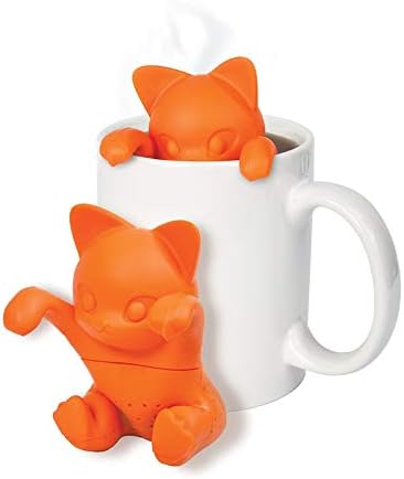 Cute Animal Silicone Tea Filters Tea Infuser Unicorn Shark Squirrel Cat Owl Elephant Tea Strainer Steeper-Ideal Gift for Tea Lovers (6PCS1)