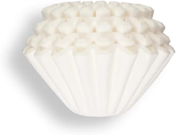 Kalita Wave Series KWF-155#22213 Coffee Filters, White, For 1-2 People, 100 Sheets