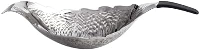 Tea Strainers For Loose Tea Stainless Steel Reusable Leaf Shape Tea Infuser Loose Leaf Tea Strainer Tea Filter Mesh Tea Infuser Tea Strainer Cute (Silver)
