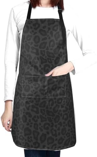 Perinsto Waterproof Apron With 2 Pockets Kitchen Chef Aprons Bibs For Cooking Baking Painting Gardening Grooming by Perinsto