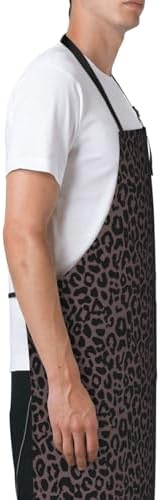 Apron Strong people waterproof work apron for kitchen cooking BBQ party perfect holiday gift with 2 Pockets - Image 4