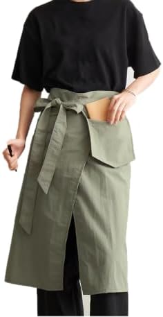Waterproof Split Leg Half Apron Nylon Bistro Apron Pottery Artists - Image 2