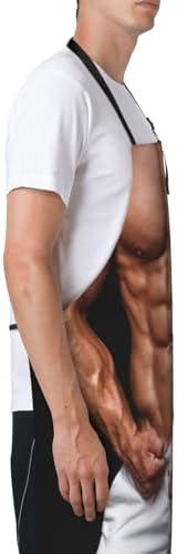 Apron Strong people waterproof work apron for kitchen cooking BBQ party perfect holiday gift with 2 Pockets - Image 4