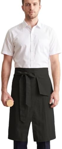 Waterproof Split Leg Half Apron Nylon Bistro Apron Pottery Artists by Jaspfct