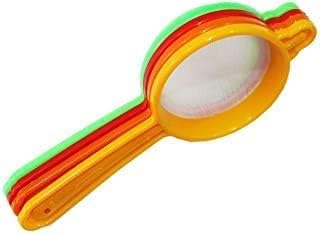 Plastic Tea and Coffee Strainers, Multicolour (Set of 4) Colour May Vary (Plastic Set of 4 Tea Strainer)