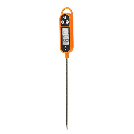 1/3pcs Candy Thermometer Digital Instant Read for Meat Kitchen Cooking Food Oil Deep Fry BBQ Grill Smoker (4, 9.4inch)
