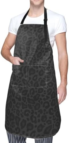 Perinsto Waterproof Apron With 2 Pockets Kitchen Chef Aprons Bibs For Cooking Baking Painting Gardening Grooming - Image 2