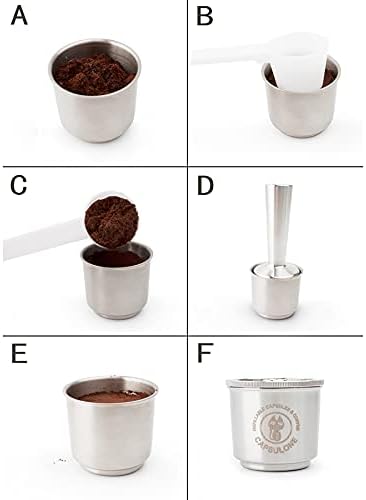 refillable coffee capsule reusable filter capsule pod fit for illy X1 X7 X9 Y1 Y3 Y5 Y9 machine 2capsule+1tamper