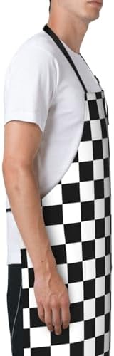 Apron Strong people waterproof work apron for kitchen cooking BBQ party perfect holiday gift with 2 Pockets - Image 4