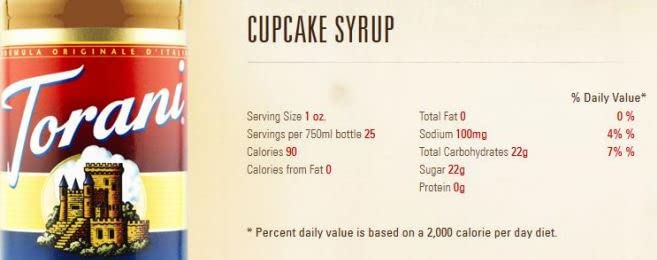 Torani Cupcake Syrup, 750 ml - Image 5