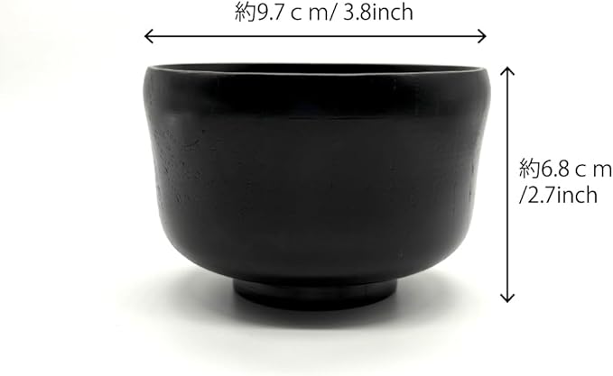Wooden Matcha Bowl, Dishwasher Safe, Lacquered Natural Wood, Nanoparticle Coating, About 5.7 fl oz, Smaller, Made in Japan