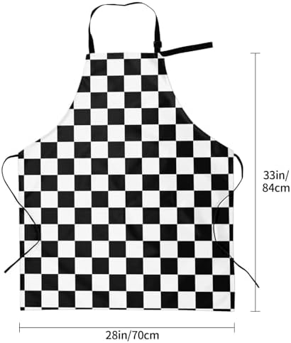 Apron Strong people waterproof work apron for kitchen cooking BBQ party perfect holiday gift with 2 Pockets - Image 5