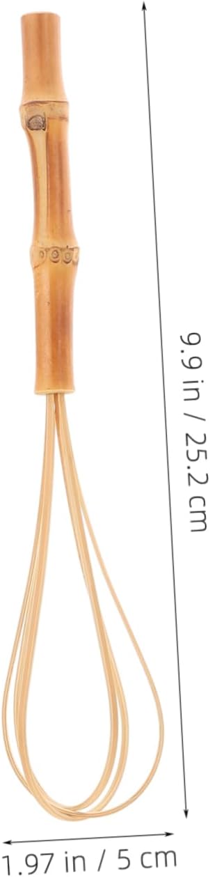 PRETYZOOM Egg Whisk with Ergonomic Handle Manual Kitchen Whisk for Mixing Eggs Cream and Dough Reusable Easy to Clean Baking Tool for Home Cooking