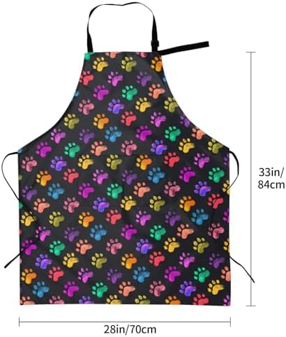 Apron Strong people waterproof work apron for kitchen cooking BBQ party perfect holiday gift with 2 Pockets - Image 5