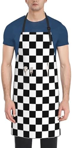 Apron Strong people waterproof work apron for kitchen cooking BBQ party perfect holiday gift with 2 Pockets - Image 2