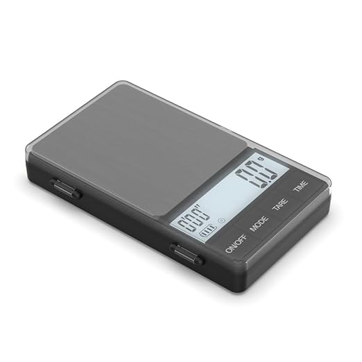 Coffee Scale with Timer 1000g /35oz, Accuracy 0.1g, Espresso Scale for Both Pour Over and Espresso Machine, Units in Gram and Ounce, Easy Control Timer, Mini Scale for Coffee
