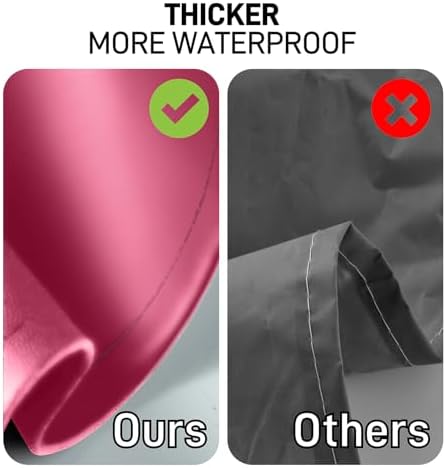 Waterproof Apron with Comfortable Adjustable Bib Rubber Vinyl Dishwasher Heavy Duty Apron for Men Women Dishwashing - Image 3