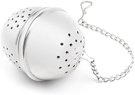 Fox Run Craftsmen, us kitchen, FOXW9 Stainless Steel Tea Ball, 1.5 x 1.5 x 6.25 inches, Metallic