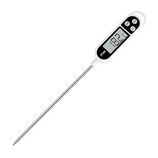 1/3pcs Candy Thermometer Digital Instant Read for Meat Kitchen Cooking Food Oil Deep Fry BBQ Grill Smoker (1, 9.4in)
