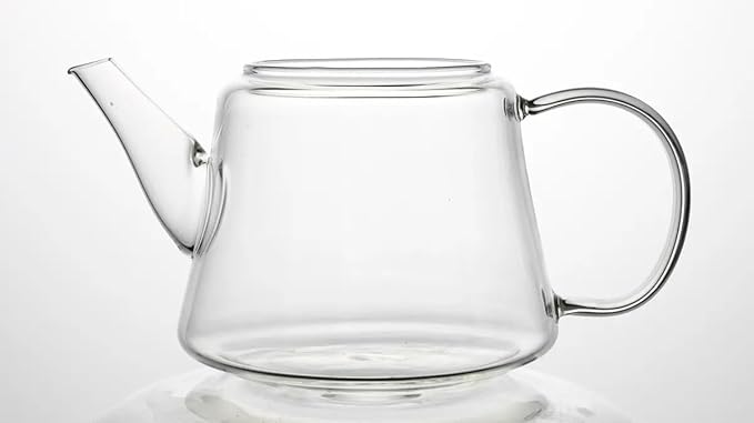 25oz (750ml) Borosilicate Glass Teapot with Removable Stainless Steel Infuser with Gift Box – Heat Resistant Clear Tea Pot for Loose Leaf, Herbal & Blooming Tea – Stovetop, Microwave & Dishwasher Safe