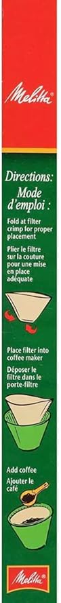 Melitta Cone Coffee Filters Number 6 40 Count (Pack of 2)