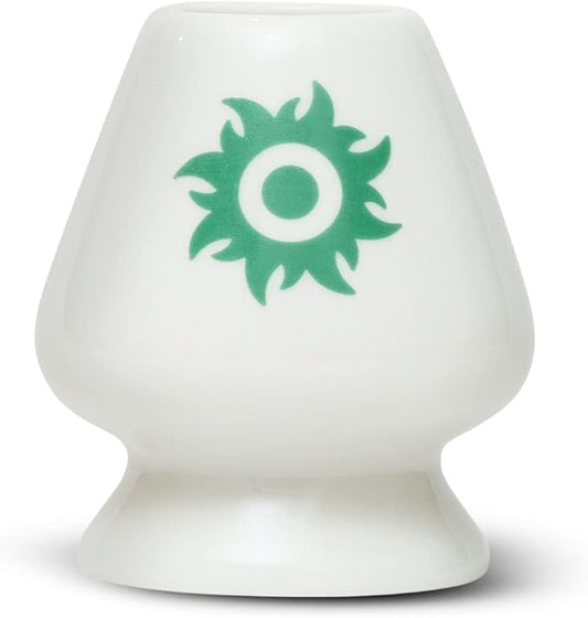 Tenzo Premium White Porcelain Matcha Green Tea Whisk Stand for Making Cafe Quality Matcha Beverages at Home | Food Grade