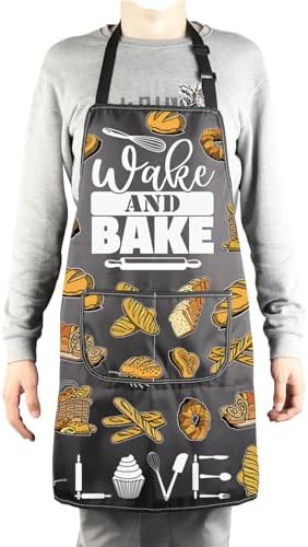 MBMSO Baking Apron the Secret Ingredient is Always Love Apron Baker Gifts Baking Cooking Gifts for Bake Lover Kitchen Apron - Image 4
