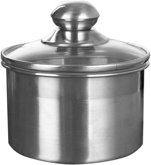 Airtight Food Storage Jar 4.9 Inch Sealed Container with Handle and Silicone Ring for Snacks Coffee Beans Home Kitchen Organization