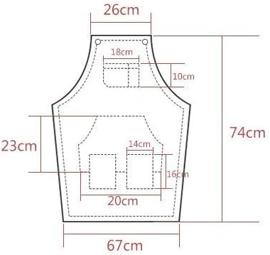 Unisex adjustable multi pocket denim apron for Chef Kitchen BBQ and Studio - Image 5