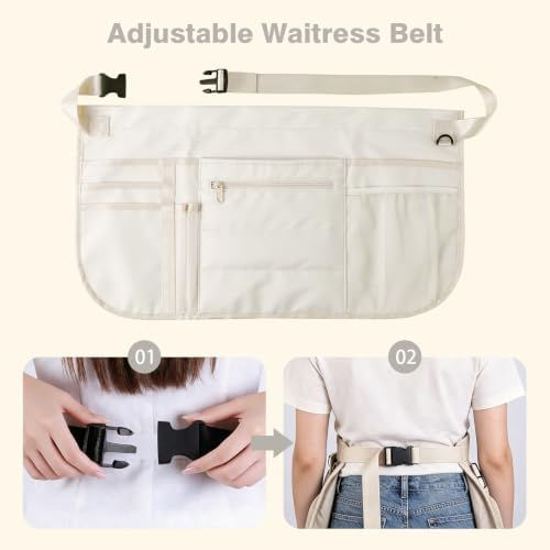 Waitress Server Apron with Multiple Pockets - Image 5