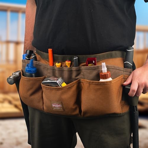 Bucket Boss Canvas SuperWaist Work Apron in Brown, 80100 - Image 2