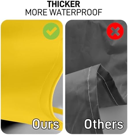 Waterproof Apron with Comfortable Adjustable Bib Rubber Vinyl Dishwasher Heavy Duty Apron for Men Women Dishwashing - Image 3