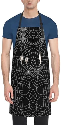 Apron Strong people waterproof work apron for kitchen cooking BBQ party perfect holiday gift with 2 Pockets - Image 2