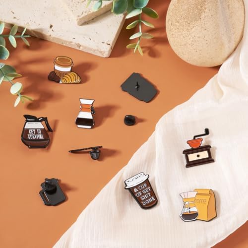 Enamel Pins Coffee Dog Cowboy Assorted Cute Alloy Brooch Funny Labels Badge Aesthetic Backpack Pins - Image 6