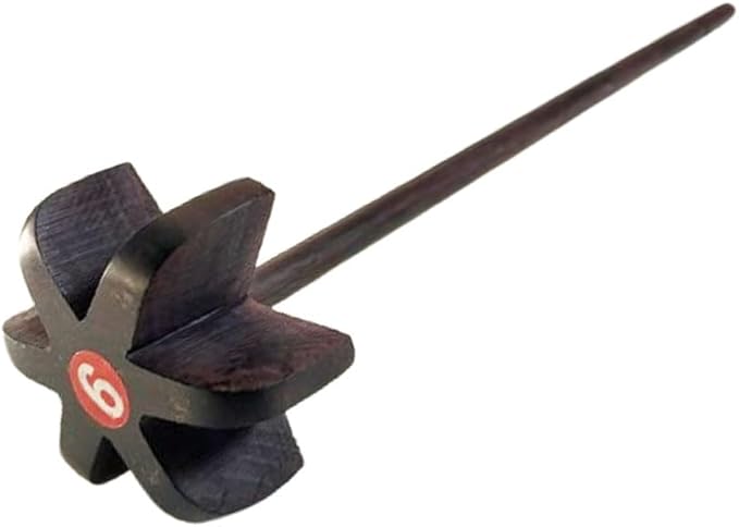 Wooden Whisk Beater, Ravi,Ravai,Wooden Mathani,Churner Mixer,Wooden Churner Brown Color