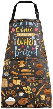 MBMSO Baking Apron the Secret Ingredient is Always Love Apron Baker Gifts Baking Cooking Gifts for Bake Lover Kitchen Apron by MBMSO