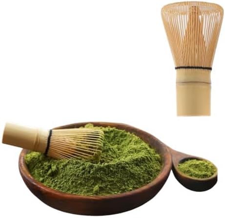 Matcha Whisk Set Matcha Set Natural Bamboo Set for Tea Ceremony Matcha Powder Brush Tool Included