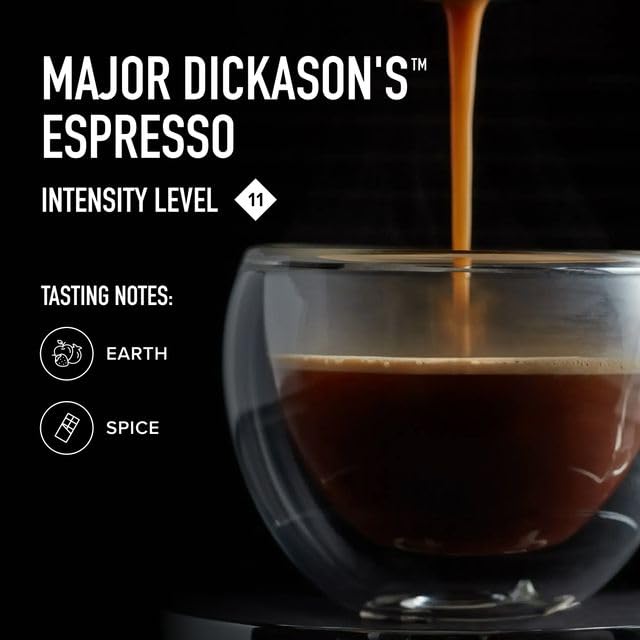 Peet's Coffee, Dark Roast Espresso Capsules, Compatible with Nespresso Original Machines, 100% Arabica Coffee - Major Dickason's Blend, Intensity 11, 100 Count (10 Boxes of 10 Espresso Capsules)