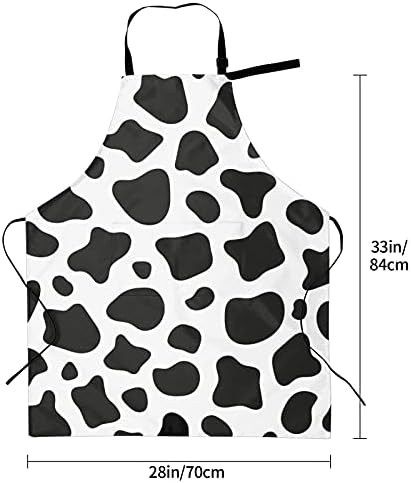 Perinsto Waterproof Apron With 2 Pockets Kitchen Chef Aprons Bibs For Cooking Baking Painting Gardening Grooming - Image 6