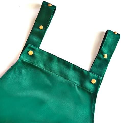 Chef Apron Bib Apron with 2 Large Pockets Adjustable Neck Strap Kitchen Apron Cooking Apron Stripes Baking Apron - Image 6