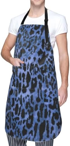 Perinsto Waterproof Apron With 2 Pockets Kitchen Chef Aprons Bibs For Cooking Baking Painting Gardening Grooming - Image 2