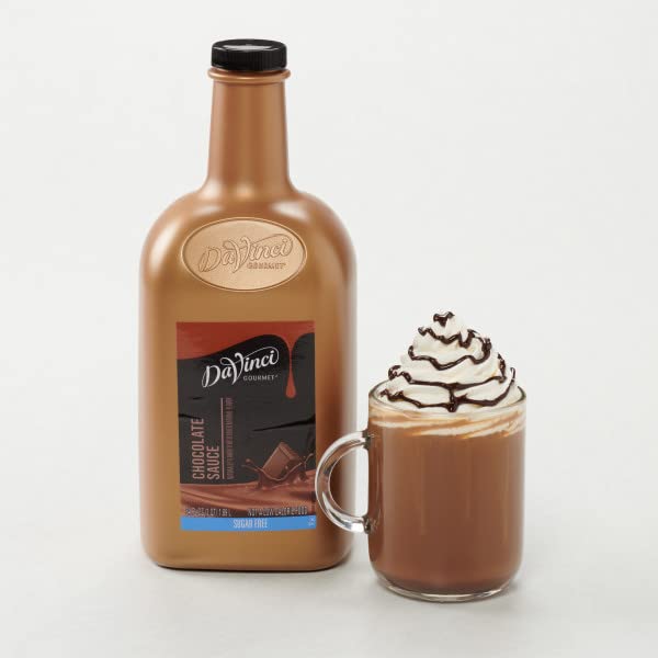 DaVinci Gourmet Sugar Free Chocolate Sauce, 64 Fluid Ounces (Pack of 1) - Image 3