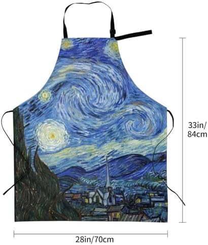 Apron Strong people waterproof work apron for kitchen cooking BBQ party perfect holiday gift with 2 Pockets - Image 5