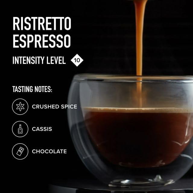 Peet's Coffee, Dark Roast Espresso Capsules, Compatible with Nespresso Original Machine, 100% Arabica Coffee - Ristretto Intensity 10, 50 Count (5 Boxes of 10 Espresso Capsules)
