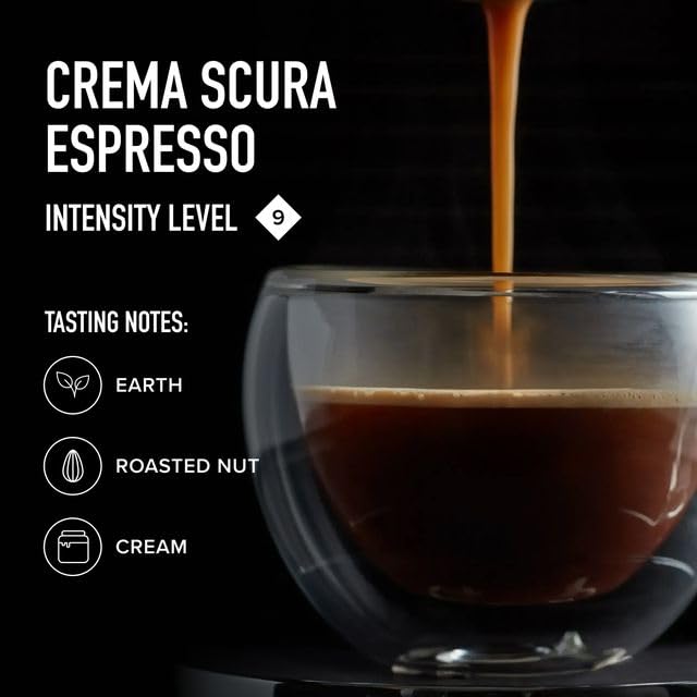 Peet's Coffee, Medium Roast Espresso Capsules, Compatible with Nespresso Original Machine, 100% Arabica Coffee - Crema Scura Intensity 9, 50 Count (5 Boxes of 10 Espresso Capsules)