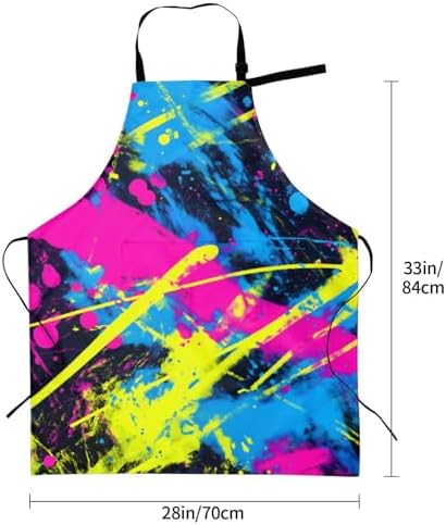 Apron Strong people waterproof work apron for kitchen cooking BBQ party perfect holiday gift with 2 Pockets - Image 5