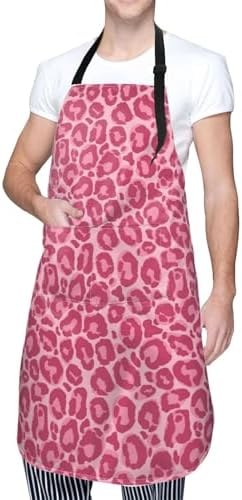Perinsto Waterproof Apron With 2 Pockets Kitchen Chef Aprons Bibs For Cooking Baking Painting Gardening Grooming - Image 2