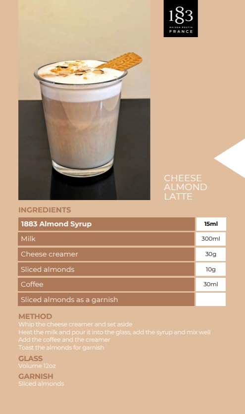 ALLEGRO Almond Syrup - Ordering Only, 33.8 OZ