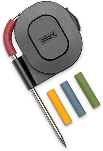 Weber iGrill Pro Meat Probe – Durable Stainless‑Steel Temperature Probe for iGrill & Weber Connect Devices with Color-Coded Sleeves